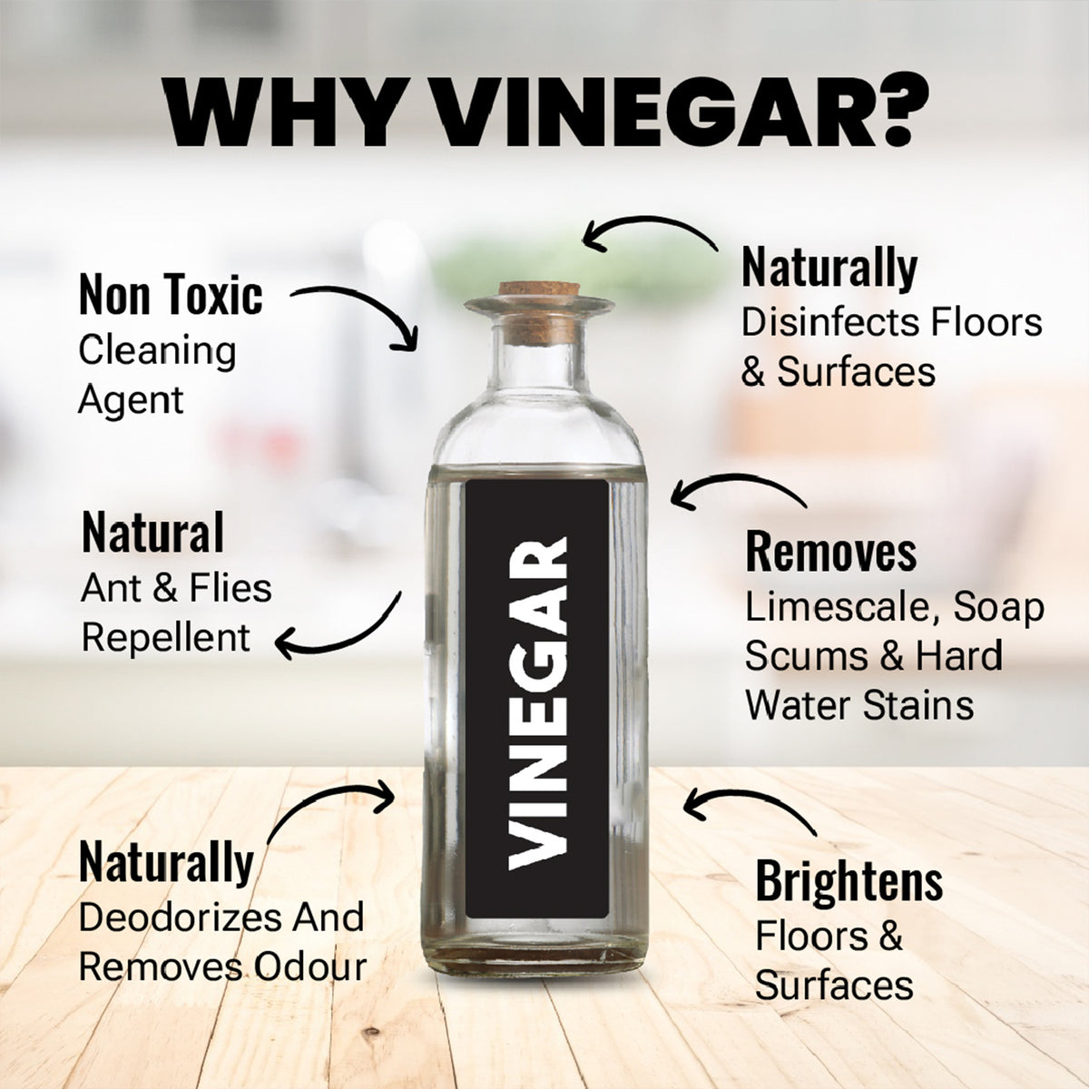8 Things you can clean using the Powerful Natural Cleaner VINEGAR