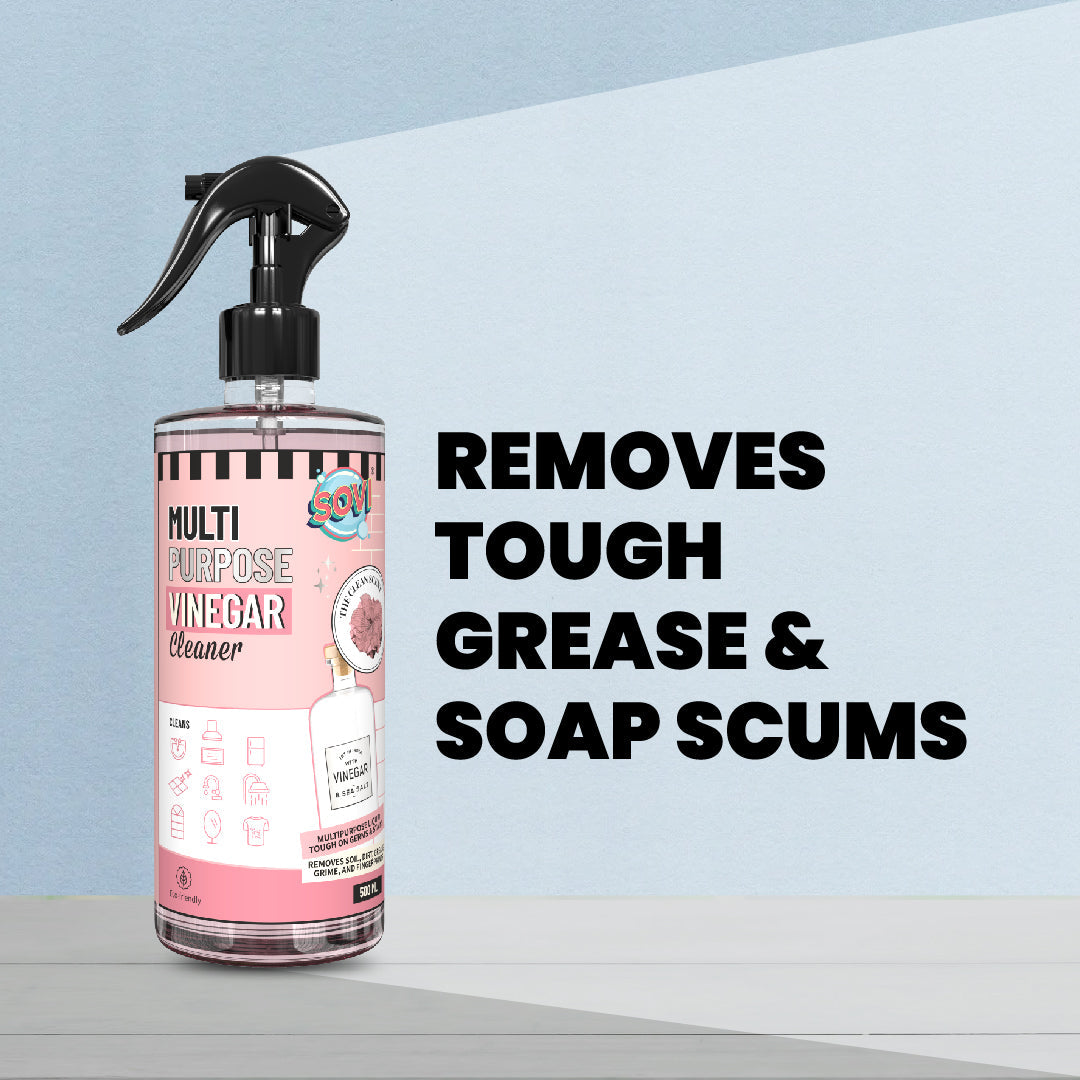 Kitchen Cleaning Combo SOVI® MULTI PURPOSE VINEGAR CLEANER 500 ml, S