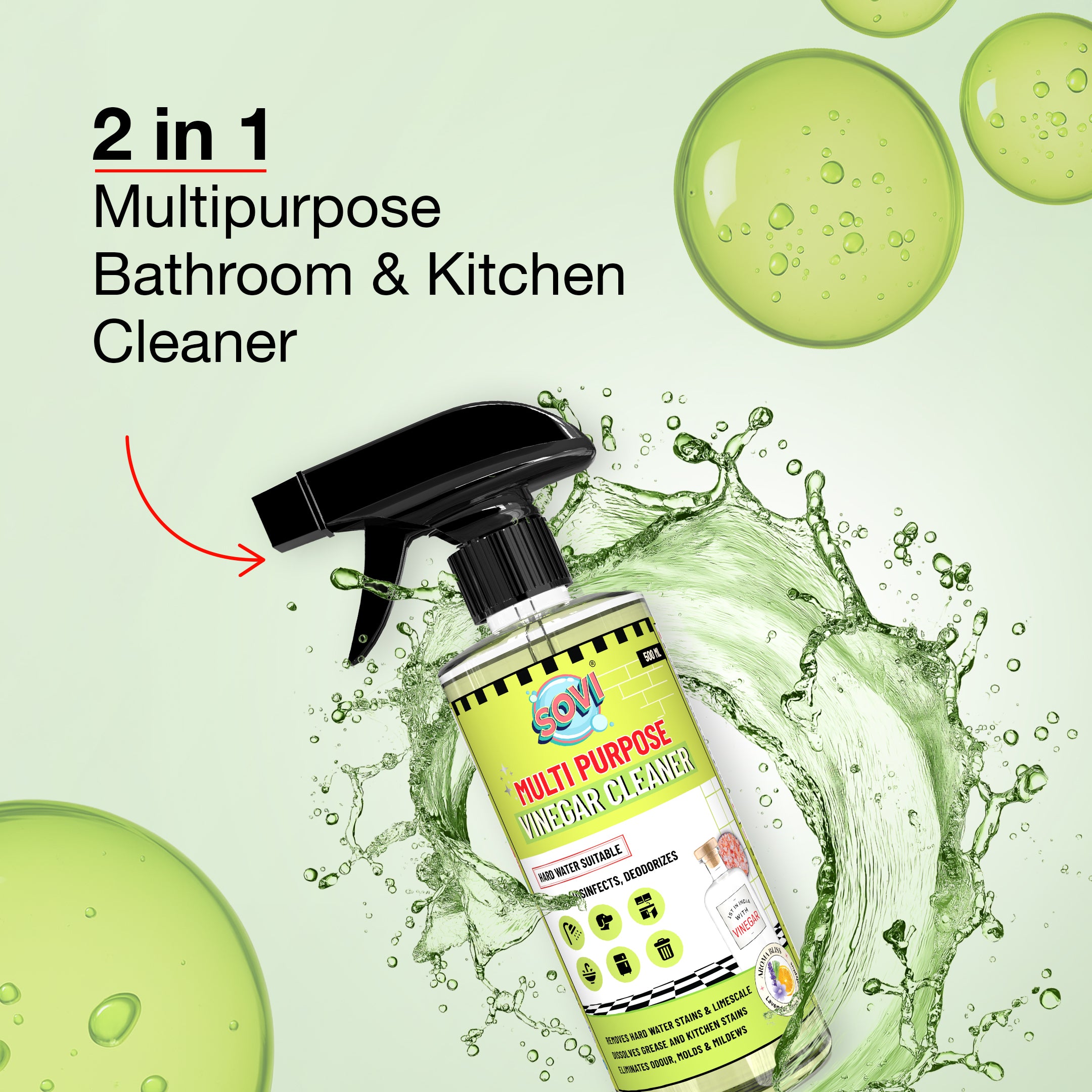 SOVI® MULTI PURPOSE VINEGAR CLEANER, CLEAN SCENT