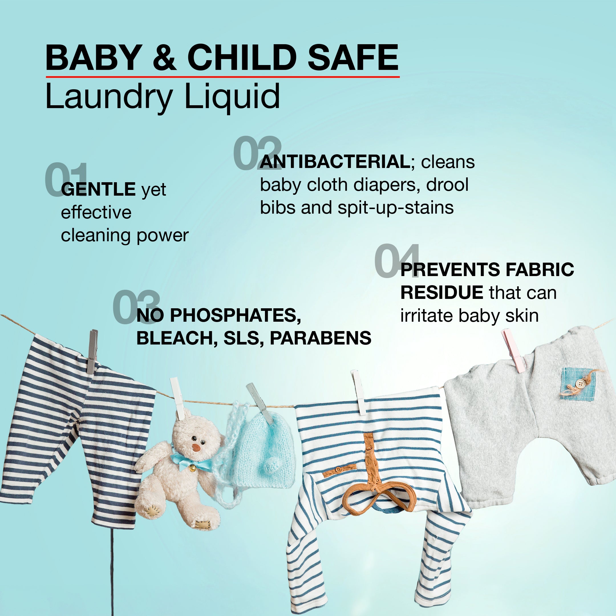 Clean Home, Clean Laundry Kit - Free 500 ml (₹249) SOVI® Laundry Liquid Detergent
