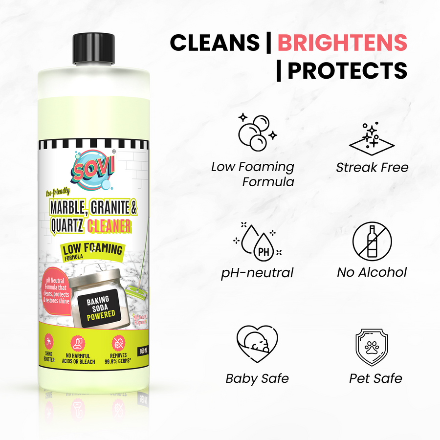 Marble, Granite & Quartz Cleaner, Low Foaming Formula