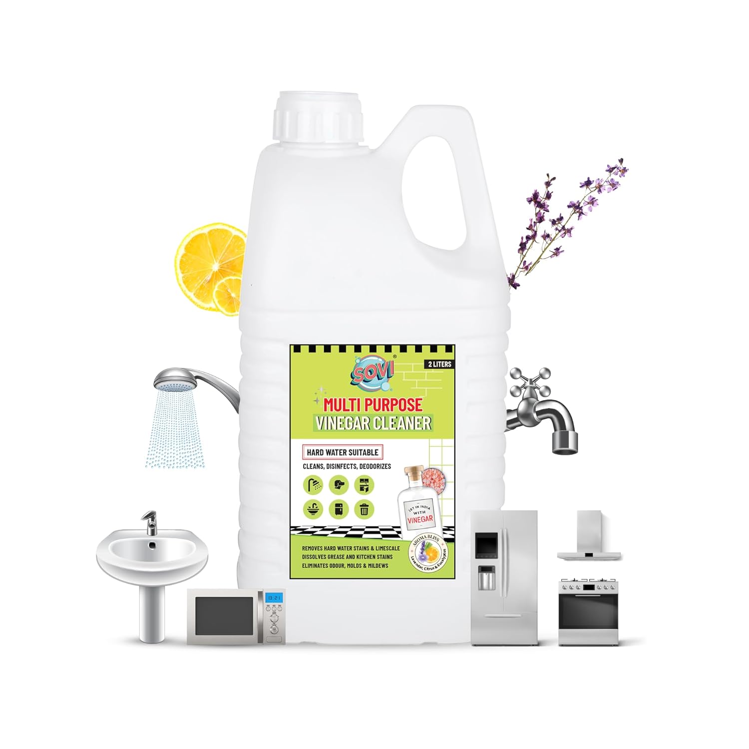SOVI® MULTI PURPOSE VINEGAR CLEANER, CLEAN SCENT
