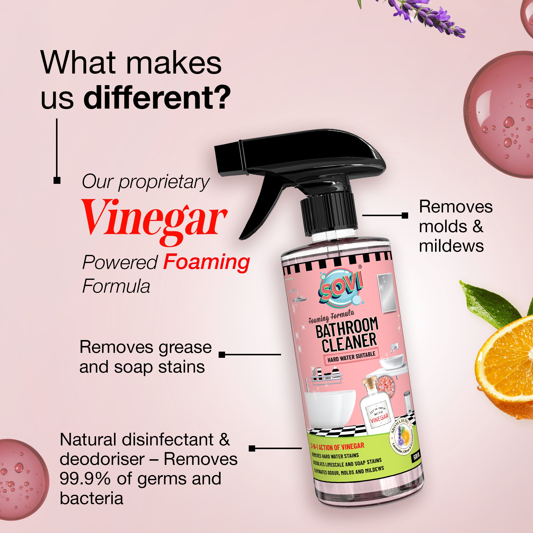 For Tap, Shower, Floor Tiles, Bathtub, 500 ml