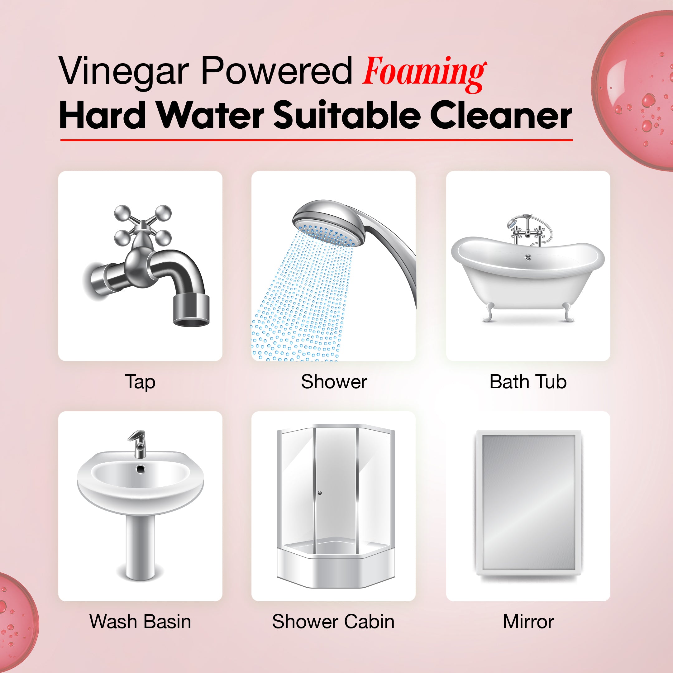 For Tap, Shower, Floor Tiles, Bathtub, 500 ml