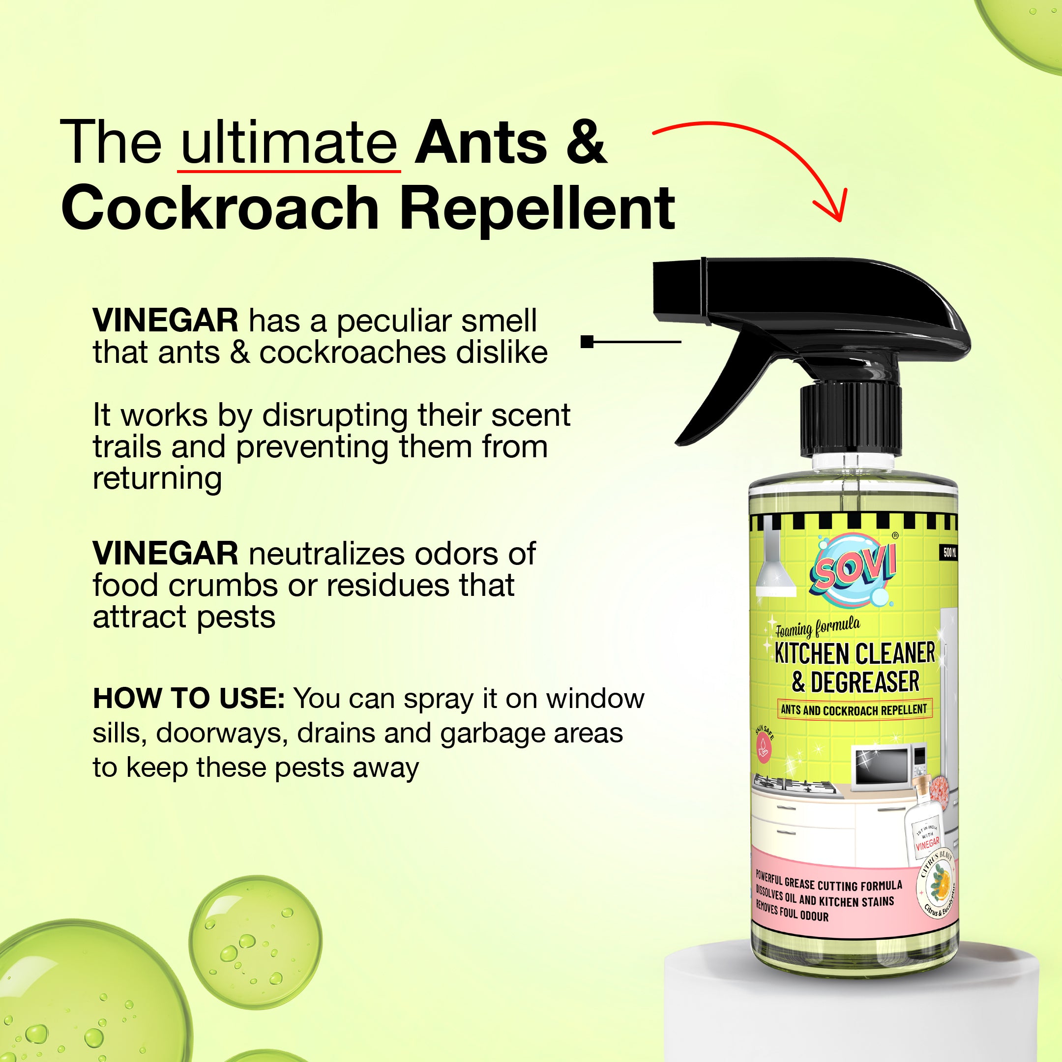 Suitable for Stoves, Chimneys, Counter Tops, Appliances, Cabinets, 500 ml