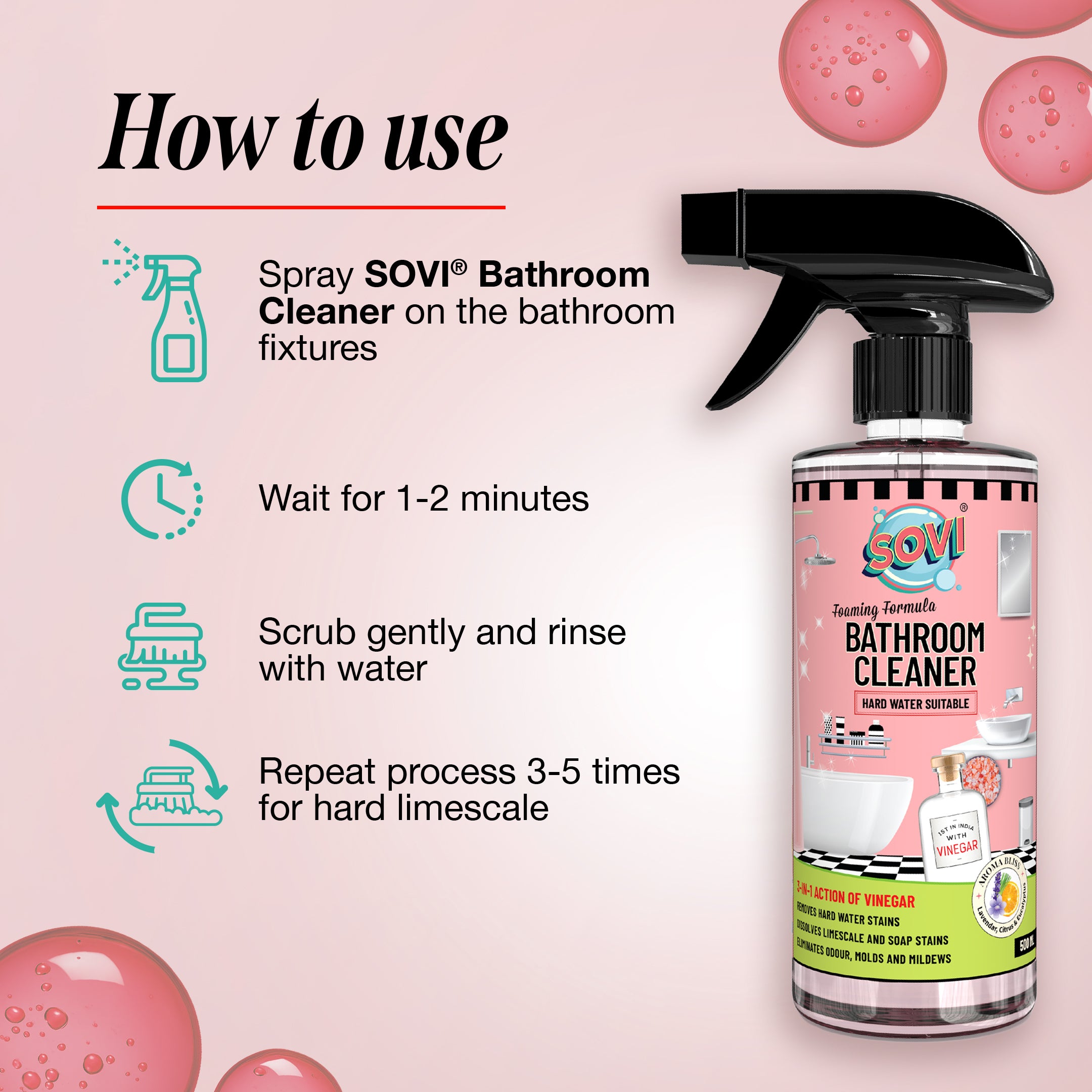 For Tap, Shower, Floor Tiles, Bathtub, 500 ml