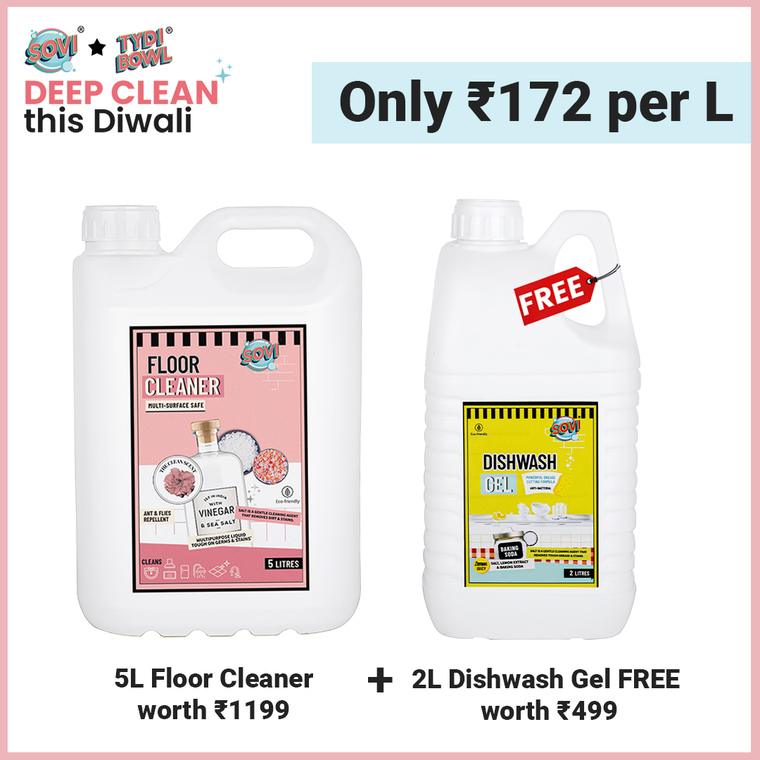SOVI® Dishwash Liquid Gel 2 Liter (₹499) FREE. Save Upto 40%