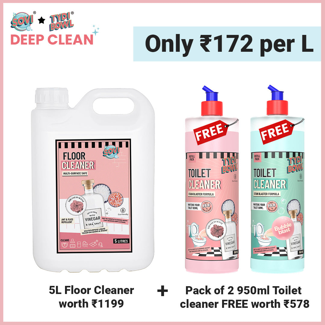 TYDIBOWL® Toilet Cleaner (2 x 950 ml) worth ₹578 totally FREE