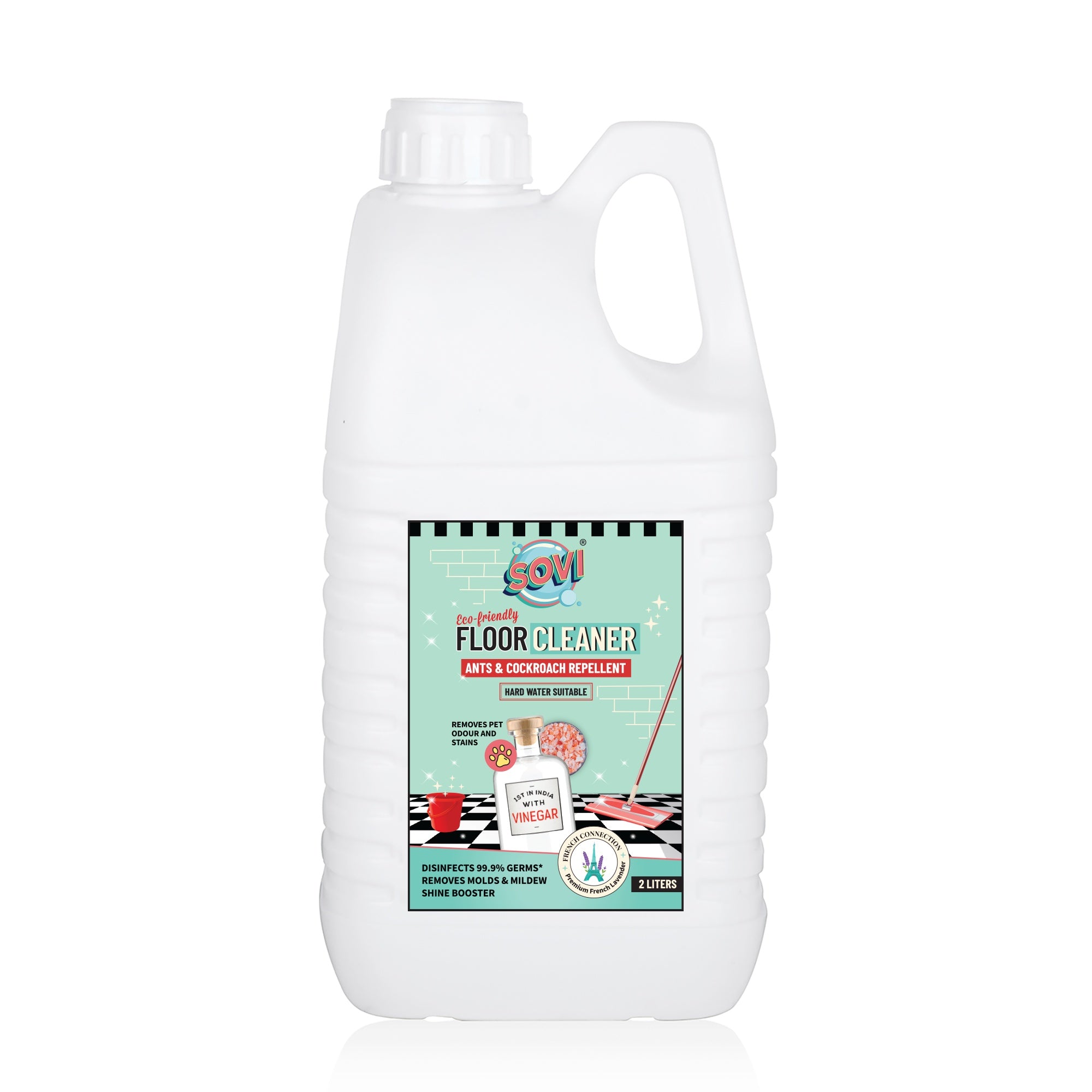SOVI® Floor Cleaner 2L, SOVI® Dishwash Liquid 2L - Get TYDIBOWL® Toilet Cleaner ₹189 & SOVI® Glass Cleaner ₹149 FREE