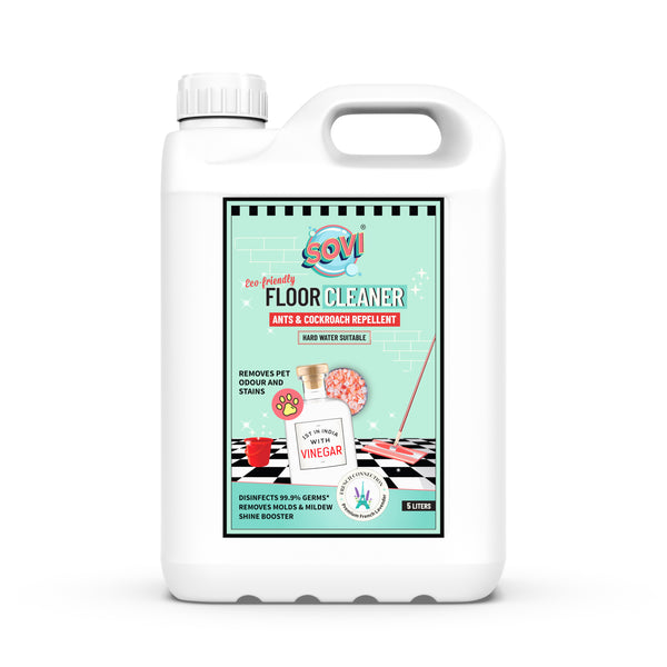 SOVI® VINEGAR POWERED DISINFECTANT FLOOR CLEANER, FRENCH CONNECTION (5L)