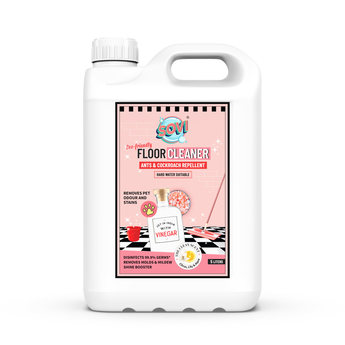 Floor Cleaner, The Clean Scent, Ants & Cockroach Repellent