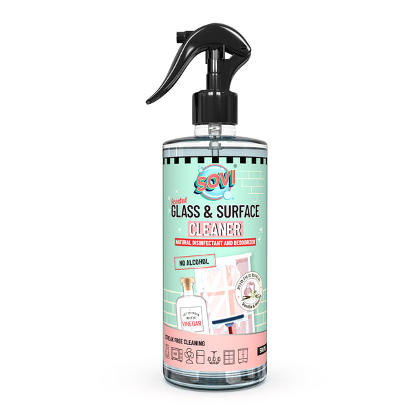 SOVI® VINEGAR POWERED SCENTED GLASS CLEANER, SUGAR COOKIE