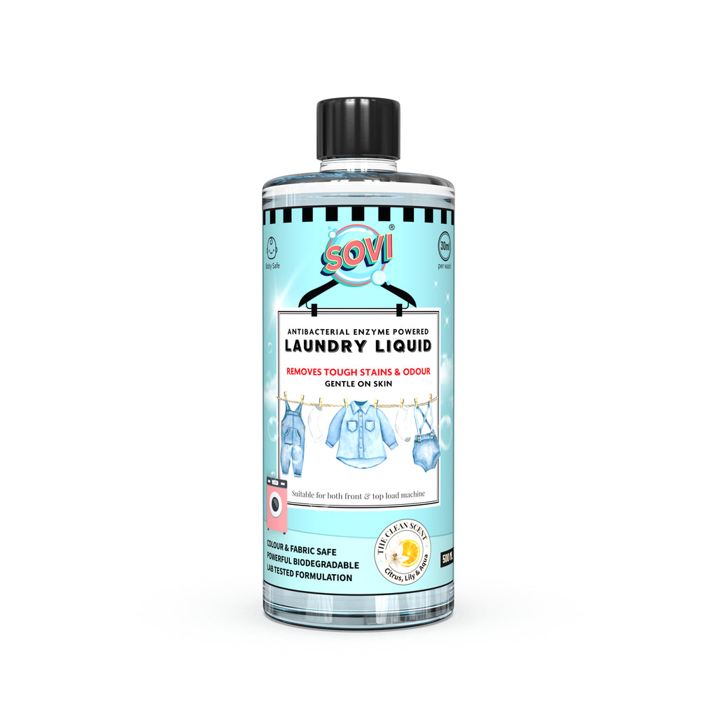 Enzyme Powered Liquid Laundry Detergent