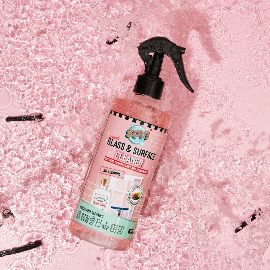 Glass & Surface Cleaner, Stardust Scented, Alcohol Free