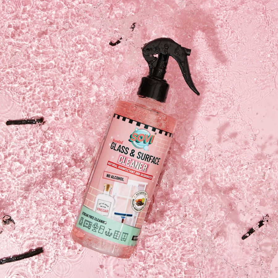 Glass & Surface Cleaner, Stardust Scented, Alcohol Free