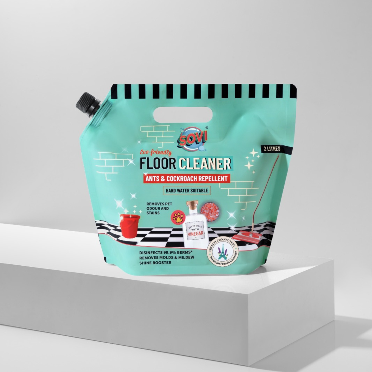 Floor Cleaner, French Connection Scent, Ants & Cockroach Repellent