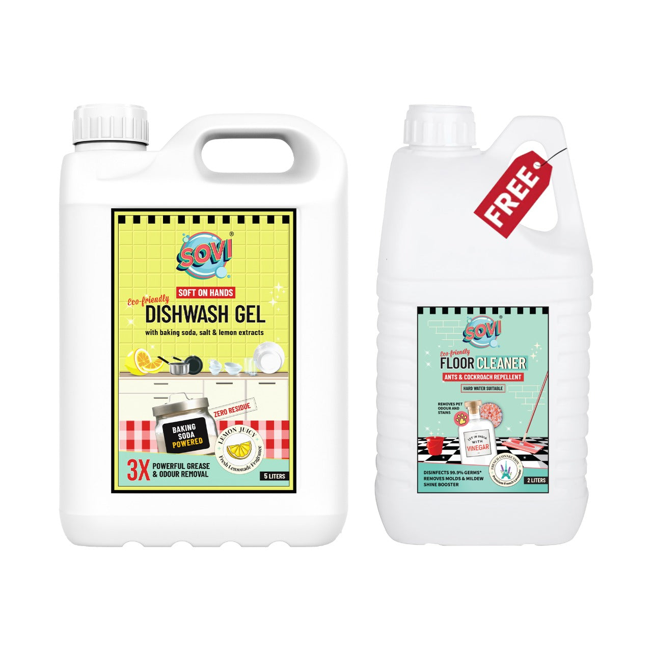 SOVI® Floor Cleaner 2 Liter (₹549) FREE
