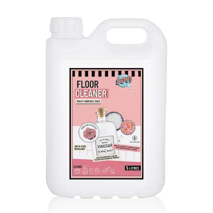 SOVI® VINEGAR POWERED DISINFECTANT FLOOR CLEANER 5 Liters